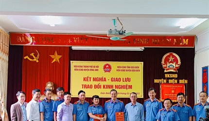 Viện KSND huyện Đông Anh, thành phố Hà Nội giao lưu, học tập kinh...